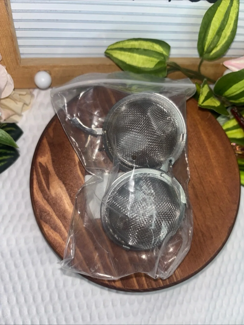 Tea Infuser Ball Mesh Loose Leaf Herb Strainer Stainless Steel 2